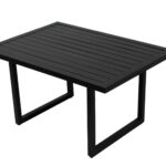 Black Aluminium Coffee Table
