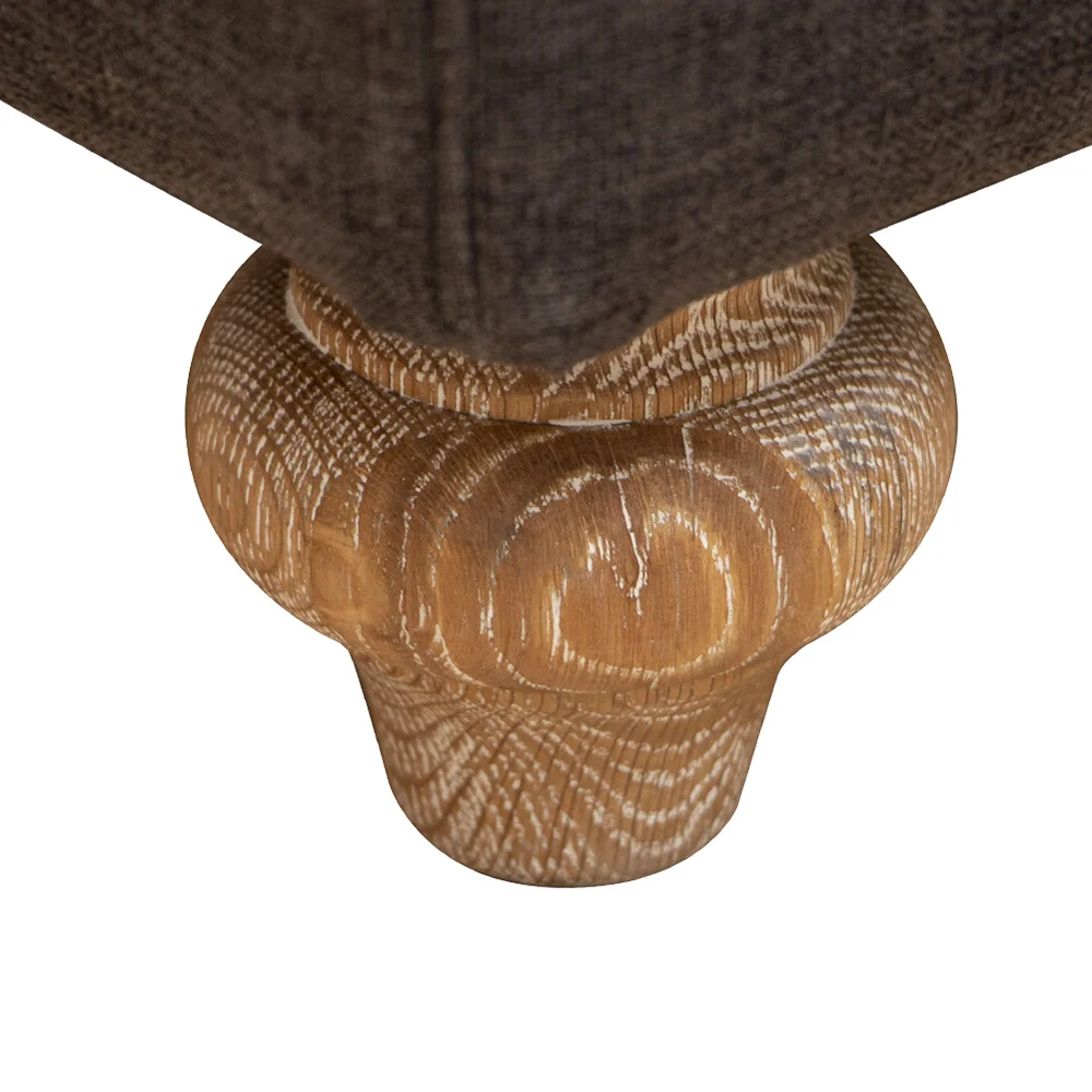 Ottoman With Buttoned Seat and Storage - Image 7