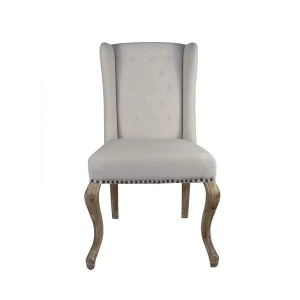 Set of 2 - French Cottage Wingback Dining Chair