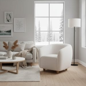 Charlotte Boucle Armchair