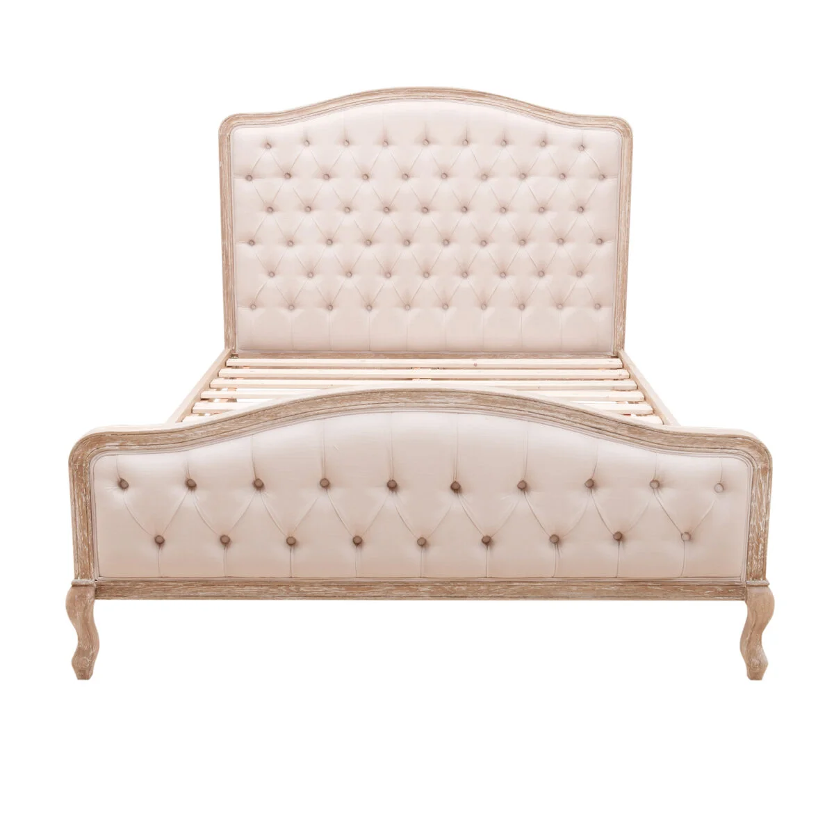 Owlnest_BO069 70_Charme Button Tufted Oak Bed Frame_12