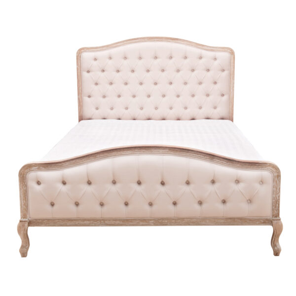Owlnest_BO069 70_Charme Button Tufted Oak Bed Frame_6