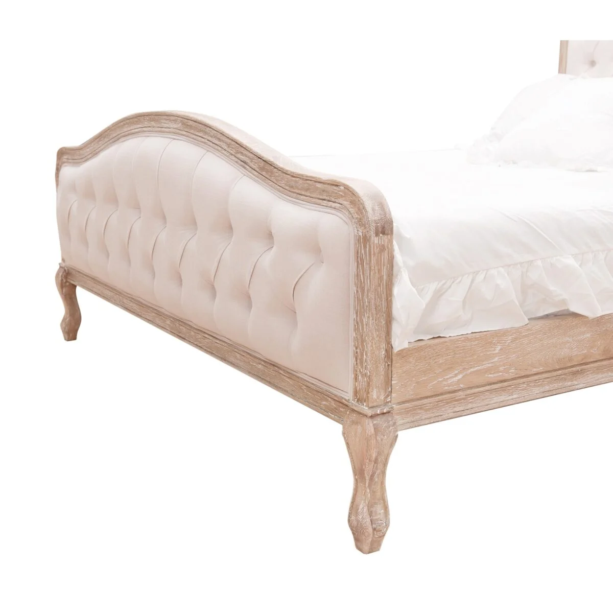 Owlnest_BO069 70_Charme Button Tufted Oak Bed Frame_9