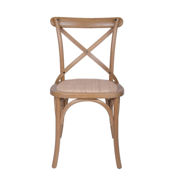 Owlnest_C0002_Belle Oak Wood Cross Dining Chair With Rattan Seat Set of 2_1