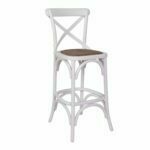 Owlnest_C0012_Marie Metal Cross Back Barstool With Rattan Seat_4