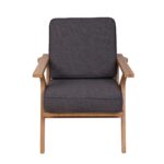 Owlnest_C0047_Belle Rubber wood & Fabric Elegant Armchair_1
