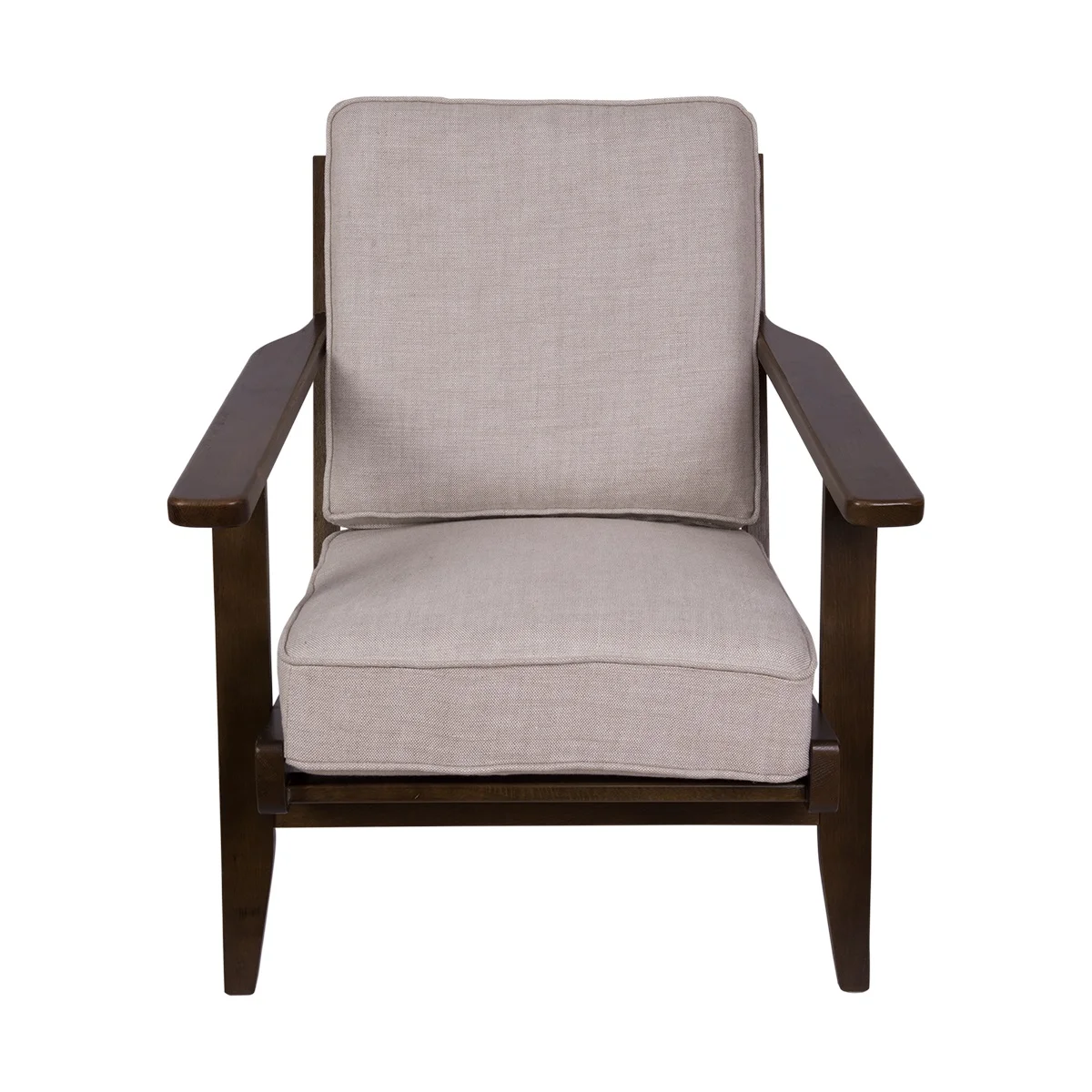 Owlnest_C0048_Vogue Solid Oak & Linen Upholstered Armchair_1
