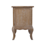 Owlnest_CA0092_Louvre Solid Oak Two Drawer Bedside Table-2new