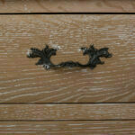 Owlnest_CA0092_Louvre Solid Oak Two Drawer Bedside Table-9new