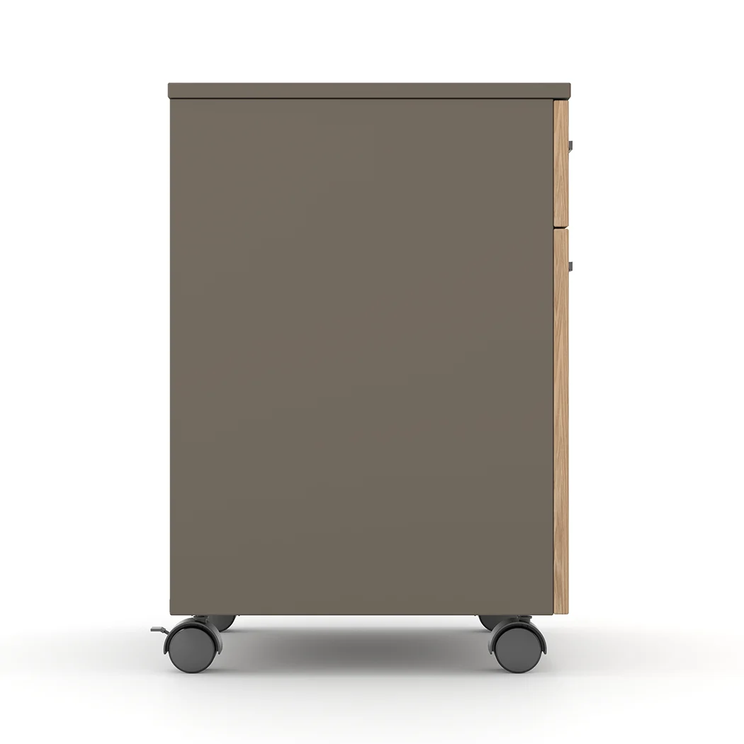 Ellis Mobile Pedestal Filing Cabinet Oak Grey - Image 4