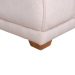 Olivia 3 Seater Upholstered Sofa Lounger - Image 11