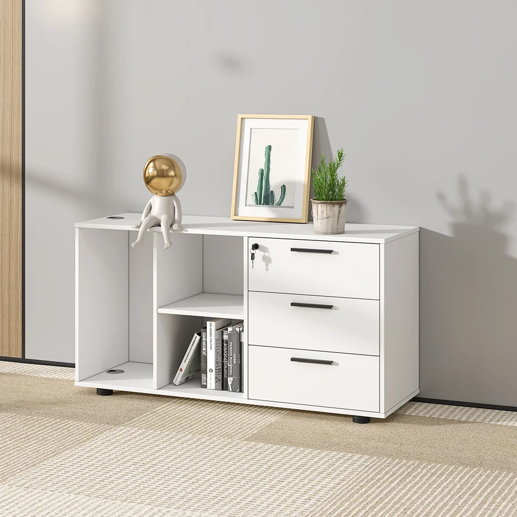 Emery Multi-Functional Cabinet White - Image 8