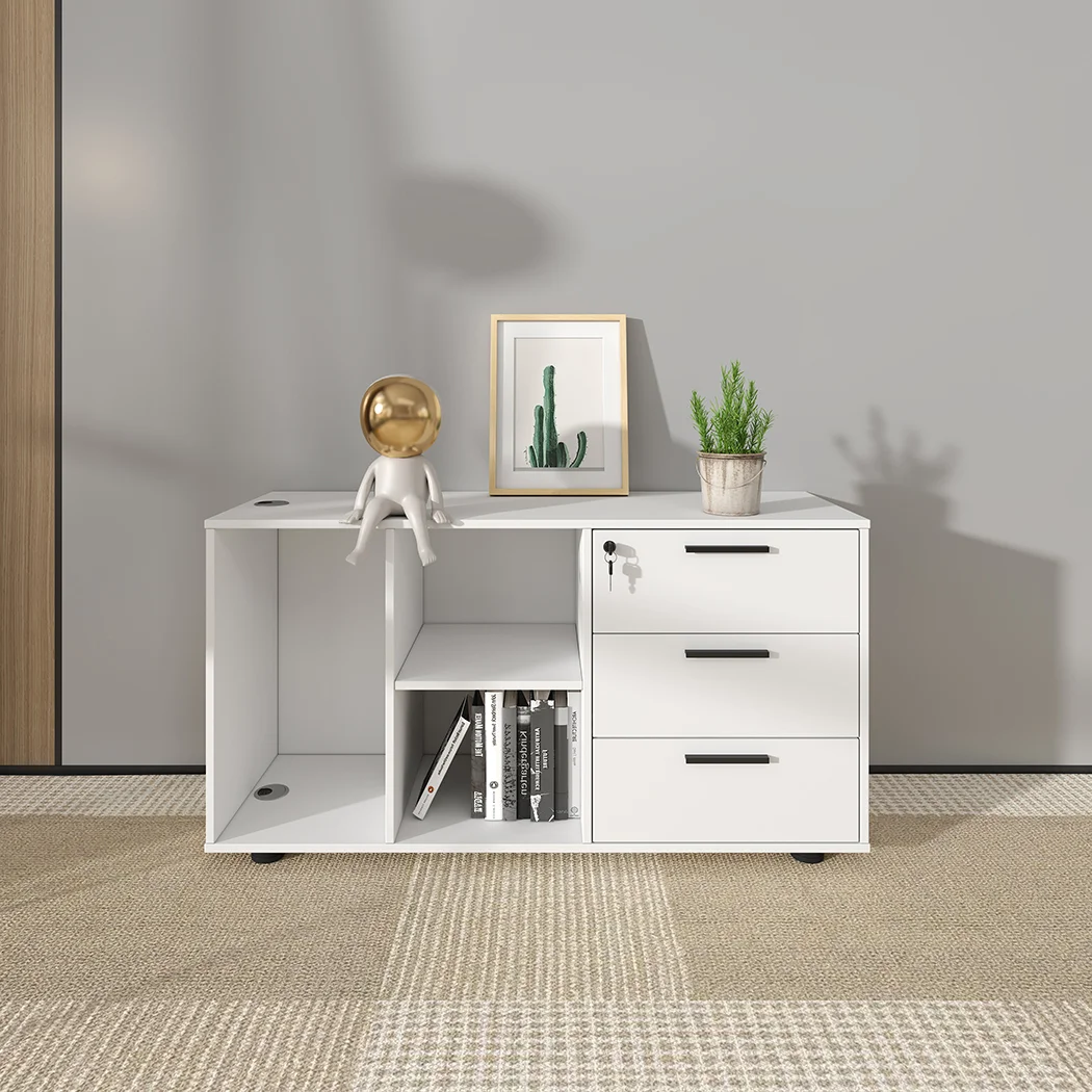 Emery Multi-Functional Cabinet White - Image 9