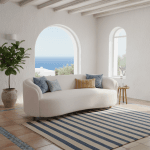 Athen Lounger 3 Seater Boucle Sofa