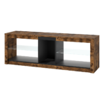 TV Stand Cabinet Glass Display Storage Shelves - Image 10