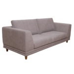 France 3 Seater Upholstered Sofa Lounger - Image 3