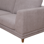 France 3 Seater Upholstered Sofa Lounger - Image 6
