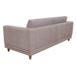 France 3 Seater Upholstered Sofa Lounger - Image 10