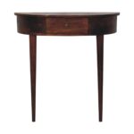 Backless Mounted Chestnut Console