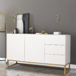 Buffet Sideboard Storage Cabinet White - Image 7