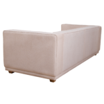 Olivia 3 Seater Upholstered Sofa Lounger - Image 7