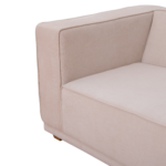 Olivia 3 Seater Upholstered Sofa Lounger - Image 10