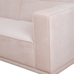 Olivia 3 Seater Upholstered Sofa Lounger - Image 3