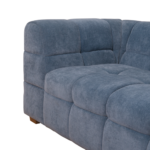 Parisian 3 Seater Upholstered Sofa Lounger - Image 8