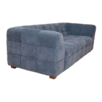 Parisian 3 Seater Upholstered Sofa Lounger - Image 4