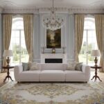 Athena 4 Seater Lounger Boucle Sofa Couch