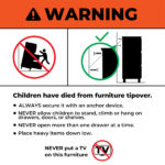 Storage Cabinet Tower Chest Dark Grey - Image 9