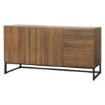 Buffet Sideboard Storage Cabinet Walnut