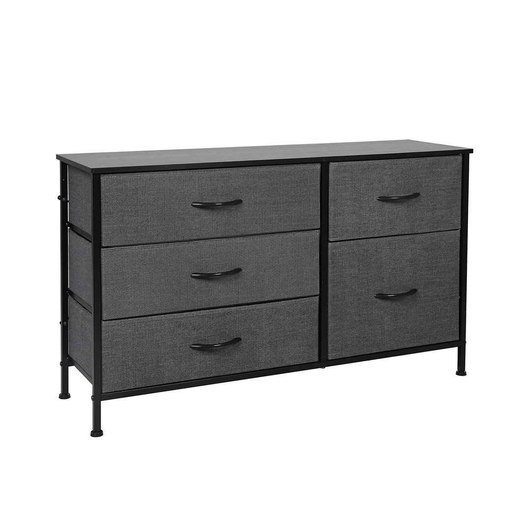 idropship01-27.jpg Storage Cabinet Tower Chest Dark Grey - Image 1