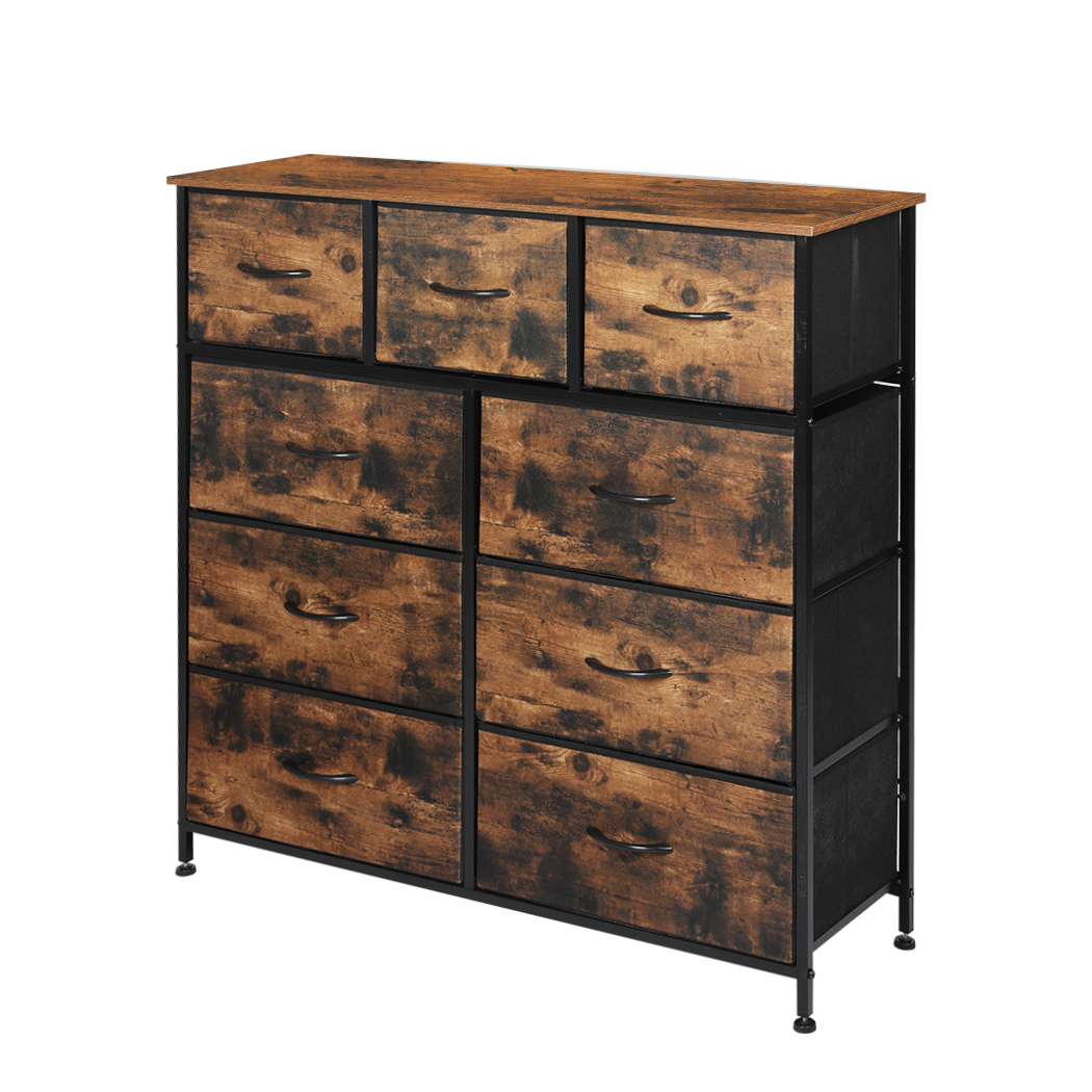 idropship01-28.jpg Storage Cabinet Tower Chest Brown Fold - Image 1