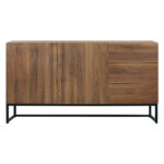 Buffet Sideboard Storage Cabinet Walnut - Image 2