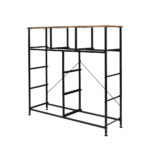 Storage Cabinet Tower Chest Brown Fold - Image 4