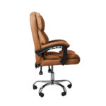 Gaming Chair Office Computer Brown No Footrest - Image 4
