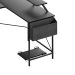 Computer Desk Corner Desk Black - Image 4