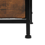 Storage Cabinet Tower Chest Brown Fold - Image 6